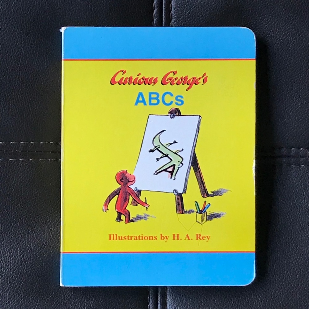 Curious George's ABCs Board Book H. A. Rey Children's Picture Board Book